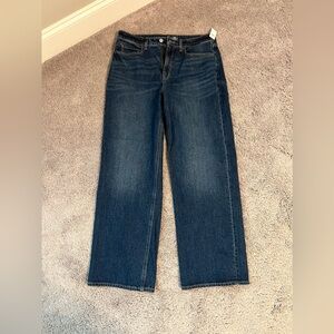 OLD NAVY CURVY EXTRA HIGH WAIST WIDE LEG JEANS